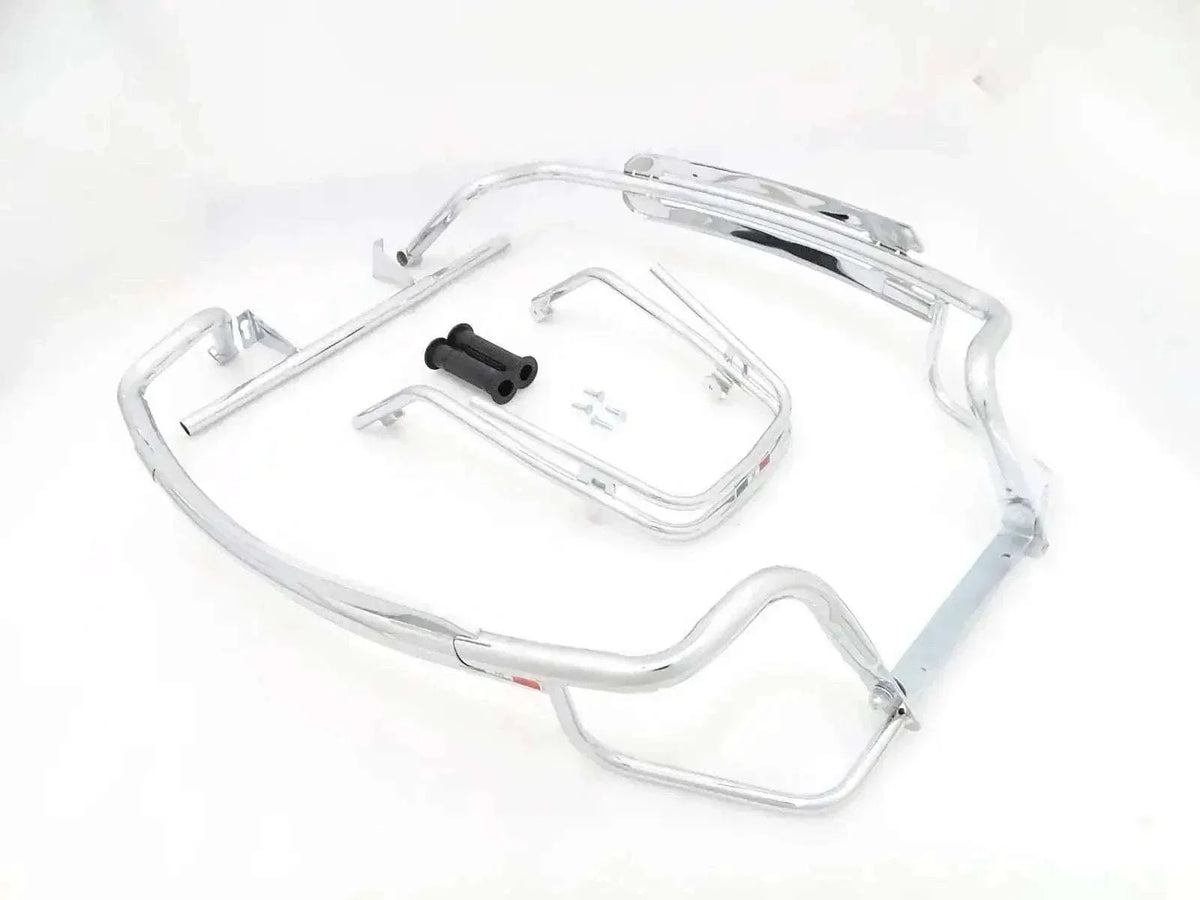 VESPA PX LML STELLA Crash Bars - Chromed Footrest & Bumper