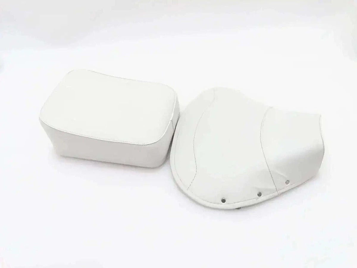 VESPA VBB, SUPER, PX, RALLY Front and Rear Seat Cover Set - White