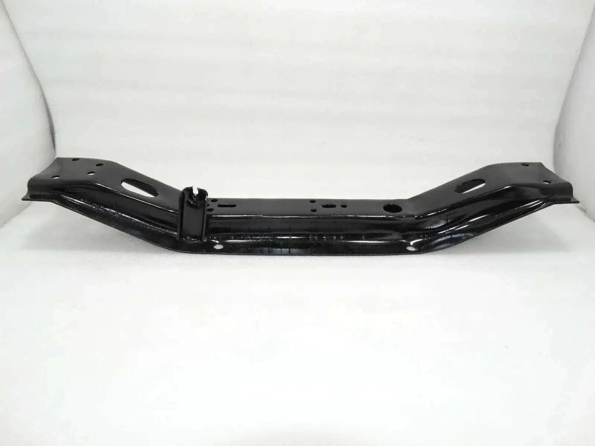 Willys Jeep transmission cross member, durable black metal component for improved vehicle performance